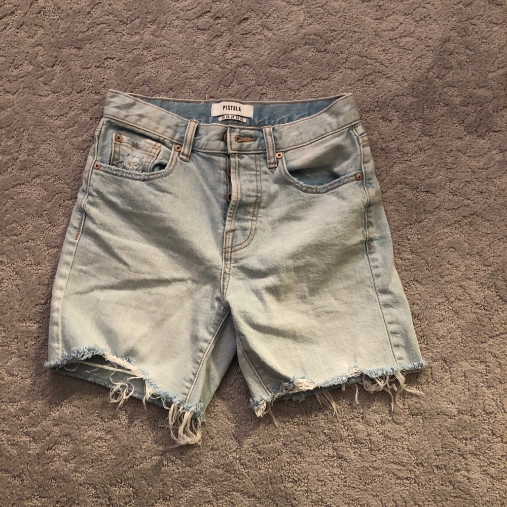 denim shorts